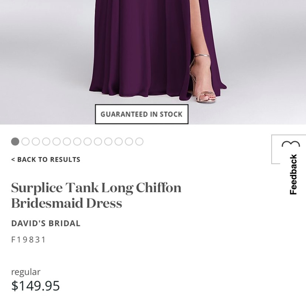David’s Bridal Bridesmaids dress - Picture 2 of 5